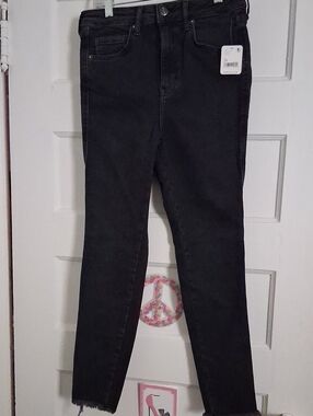 NWT Free People Black Wash Jeans size 29